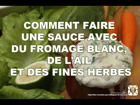 Vidéo: Sauce Au Fromage Aux Herbes