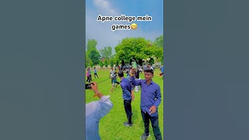 Apne college mein games😁 #minivlog #shorts #viral #vlogs #ytshorts #youtubeshorts #college #alok
