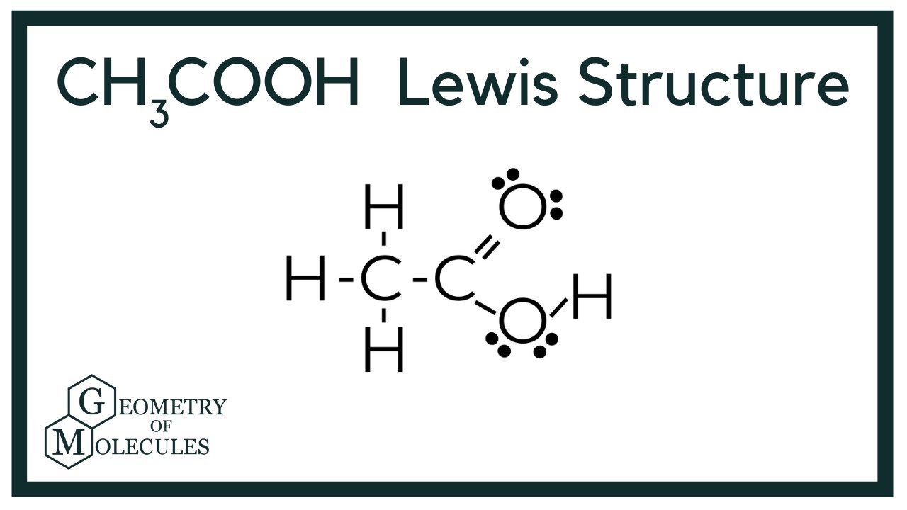 Lewis Dot Structure Of Acetic Acid