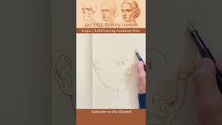 How to Draw a Portrait #facedrawing #portraitdrawing