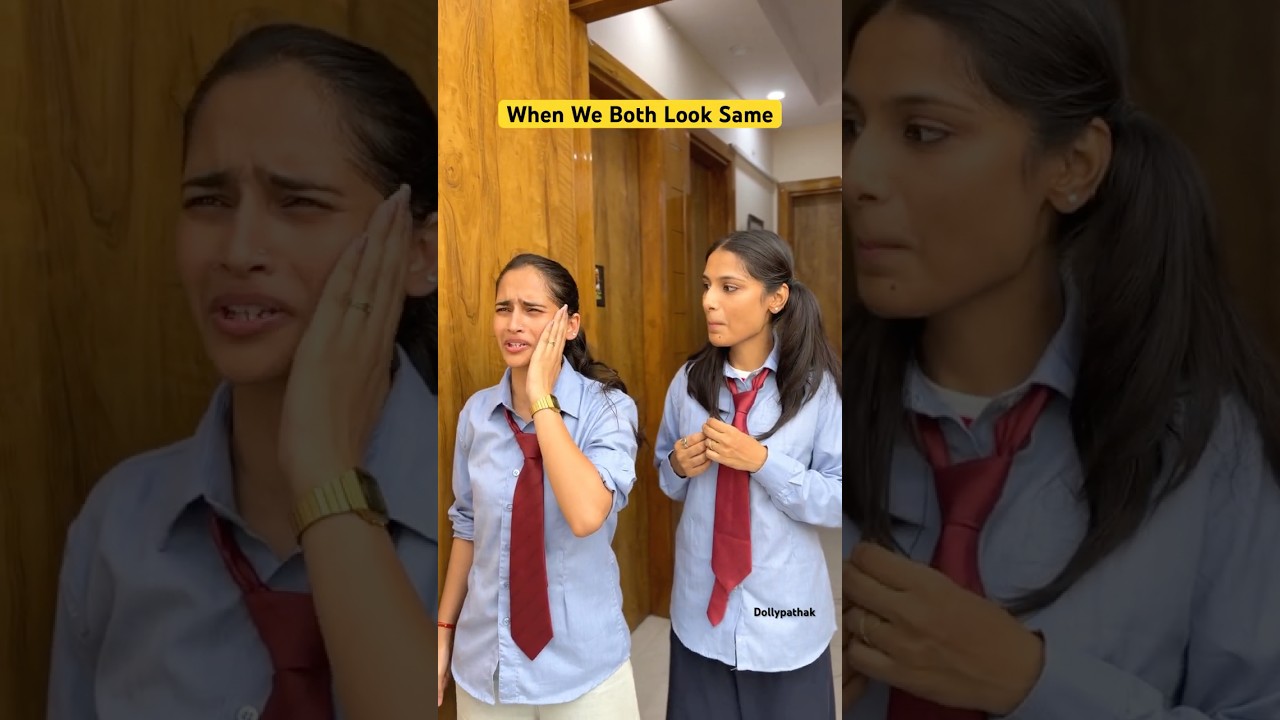 Hum dono alag hai..😂🤦🏻‍♀️ #comedy #relatable #funny #viral #yt #shorts #twins #sisters #look #fyp
