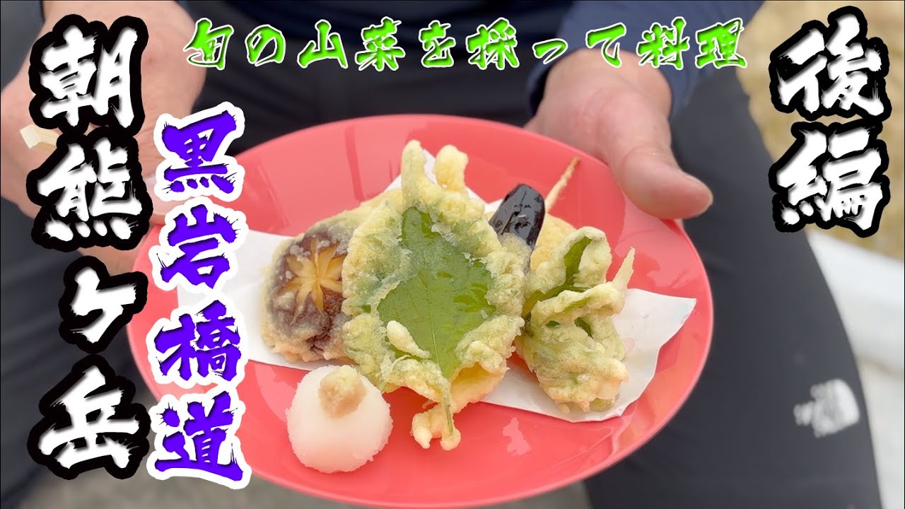伊勢登山部　春の山菜を採って山で料理　目指せ！朝熊ヶ岳　全ルート制覇！黒岩橋道（フライトパークコース）【後編】②