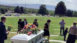 Dorothy Church Westover, graveside, 6/19/21