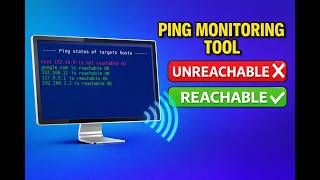 Ping Monitoring Tool using PowerShell | Multi IP Ping Script with Live Status (Reachable/Unreachable