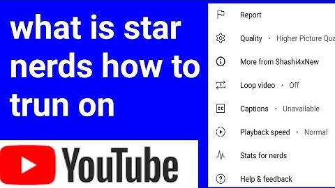 how to turn on youtube stats for nerds, what is status nerds on YouTube