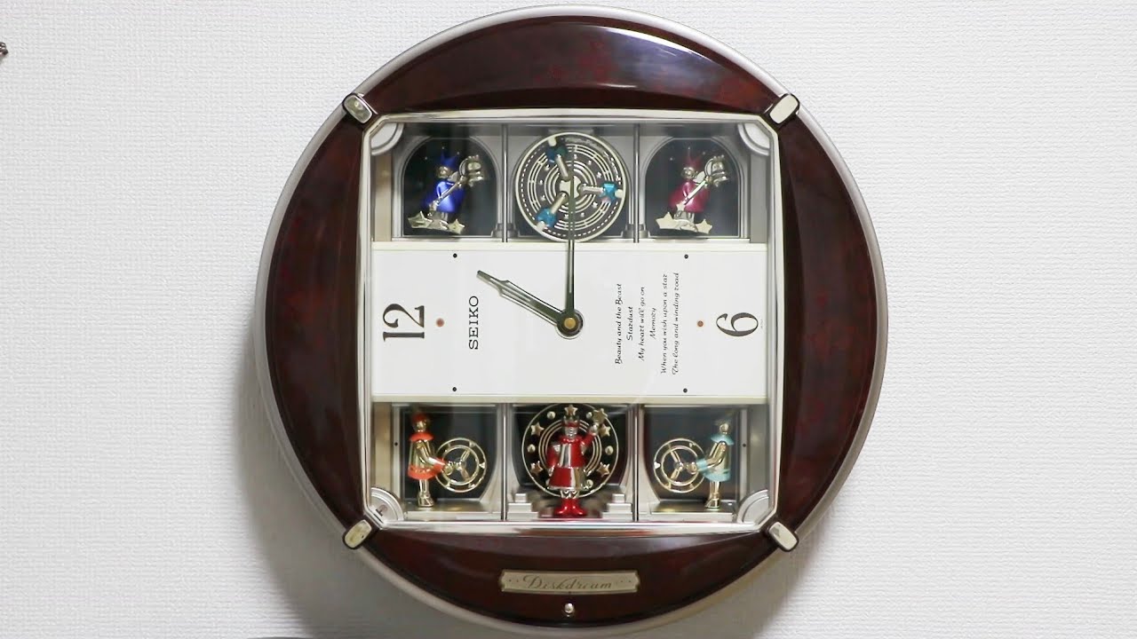 SEIKO Diskdream RE532B からくり時計 掛け時計 - インテリア時計