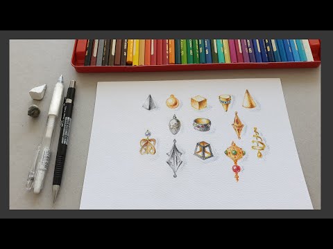 Video: Jewelry From Colored Pencils