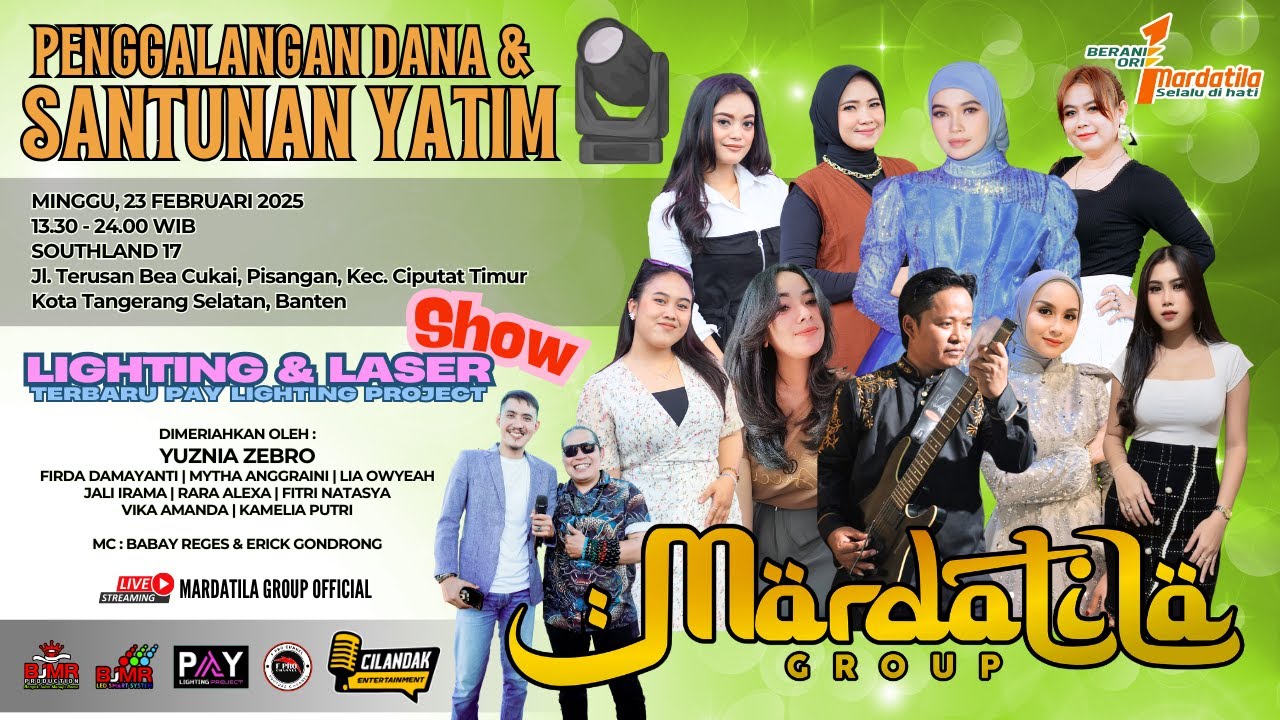 KONSER MARDATILA GROUP | PISANGAN, CIPUTAT TIMUR | MINGGU, 23 FEBRUARI 2025