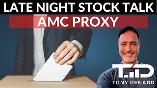 AMC Reverse Split Proxy - LIVE 23 Late Night Stock Chat