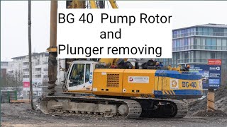 Bg 40 Main Pump Repairing