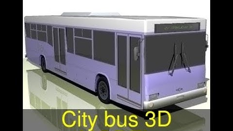 3D Model of City bus Review