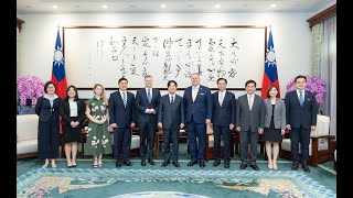 接見美智庫訪團  賴總統盼與美從軍售邁向共同研發