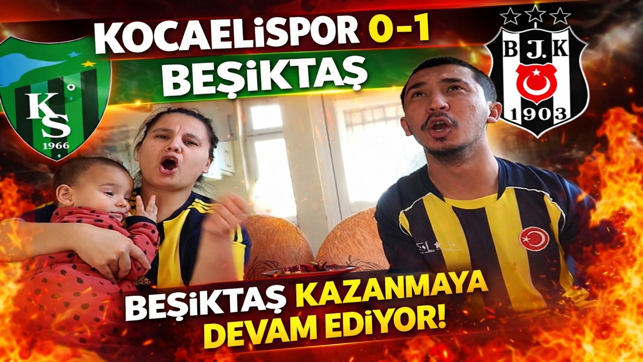 KOCAELİSPOR 0-1 BEŞİKTAŞ! KAZANMAYA DEVAM! TRENDYOL SÜPER LİG 24 HAFTA
