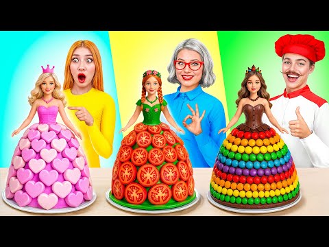 أنا مقابل جدتي في تحدي تحضير الطعام معركة طبخ مضحكة Multi DO Challenge 