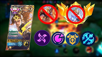 LAPU LAPU BEST ONE SHOT BUILD ON SEASON 38!!(CHEAT ON)