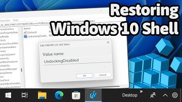 Restoring the Windows 10 Shell on Windows 11 *by editing one registry value*