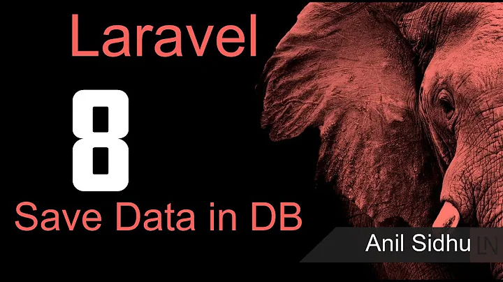 Laravel 8 tutorial - Save Data in Database
