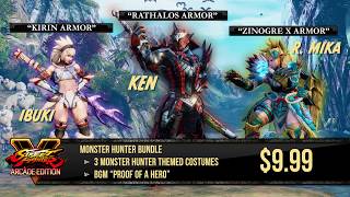 Street Fighter V: Arcade Edition - Monster Hunter Costume Bundle