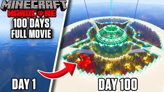 I Survived 100 Days In An OCEAN ONLY World In Minecraft Hardcore!!