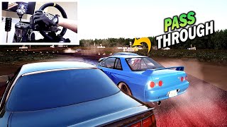 Follow the Leader but the Leader Swaps! (Drift Train) | (4k) Steering Wheel Gameplay - Assetto Corsa screenshot 4