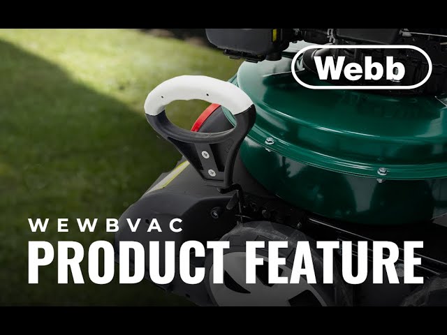Webb 58cm (23”) Petrol Self Propelled Garden Vacuum 