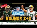 Green bay packers draft watch party rounds 23 keep building