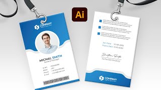 ID Card Design in Adobe Illustrator