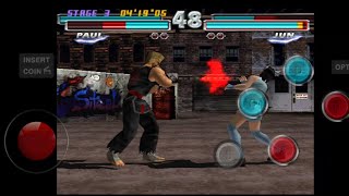 Tekken Tag Tournament Arcade Paul Attacks Jun Ryona