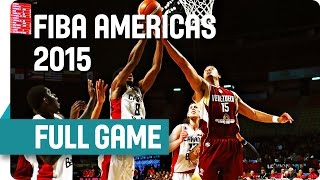 Canada v Venezuela - Group B - Full Game - 2015 Fiba Americas   Championship