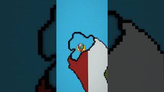 Small Scale Ecuador #minecraft #flag #map #geography #countryballs #history #Equator #america #funk
