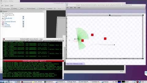 Robot learning to avoid obstacle by MPC GPS