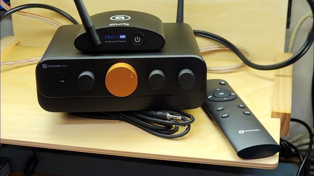 Fosi Audio HT4S Mighty Integrated Speaker Amp Review - YouTube