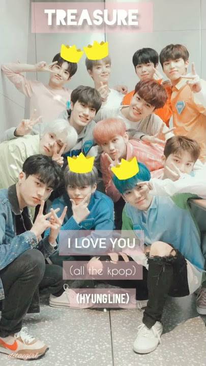 (hyung line) TREASURE. - I LOVE YOU, all the kpop. #hyunsuk #jihoon #yoshi #junkyu #treasure