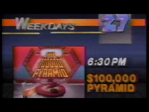 The $100K Pyramid promo 1986 - YouTube