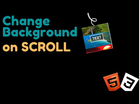Change Background on Scroll using HTML and CSS only