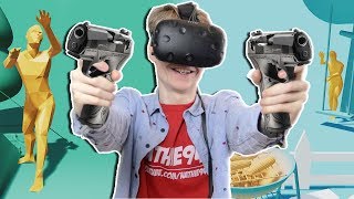 SUPERHOT ZOMBIE SHOOTING GAME! | Hobby Zombie VR (HTC Vive Gameplay) screenshot 2