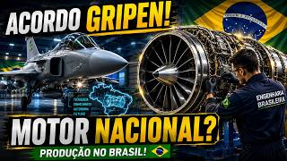 🚨 Motor de Caça Nacional? Acordo do Gripen Pode Abrir Nova Era Para o Brasil! 🇧🇷🔥