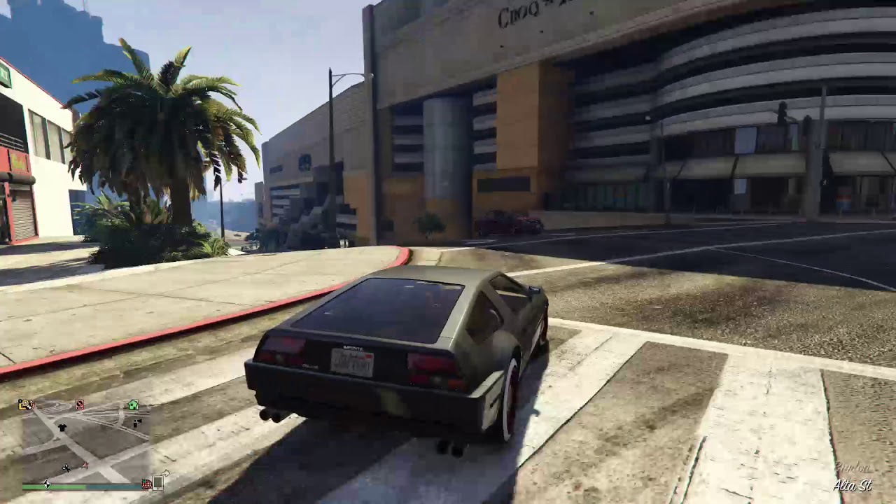 two wheeling a delorean