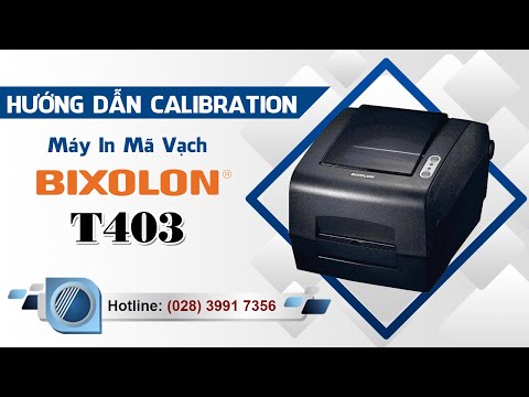 Video Hướng dẫn calib giấy máy in Bixolon T403 I Công ty... - youtube
