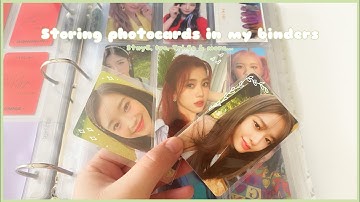 Storing Photocards #1 ♡ STAYC, Ive, Tri.Be & more