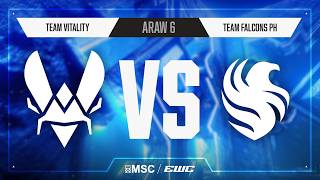 Team Vitality vs Team Falcons PH | ARAW 6 | Knockout Stage | MSC sa EWC26