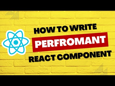 Tips and Tricks to write performant react components