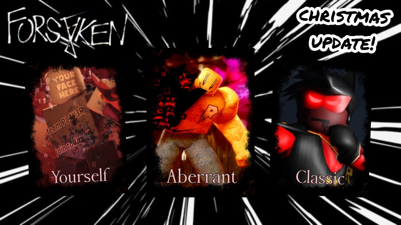 WINNING WITH EVERY NEW SHOP KILLER SKIN! (XMAS Update) | Roblox Forsaken