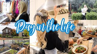 DAY IN THE LIFE // GET READY WITH ME, WORKING AT THE WINERY, HOMEMAKING AND DINNER // MOM OF FOUR 💕