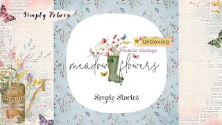 Product Share: Unboxing Simple Vintage Meadow Flowers Collection by Simple Stories