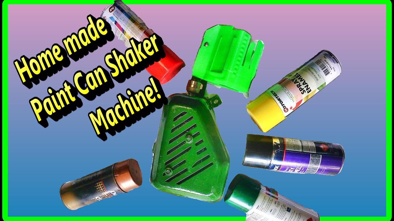 DIY Paint Spray Can Shaker Machine YouTube