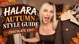 Halara's NEW Chocolate Edit 🤎 Try-On Haul | Warm, Rich Neutrals to Elevate Everyday Autumn Looks