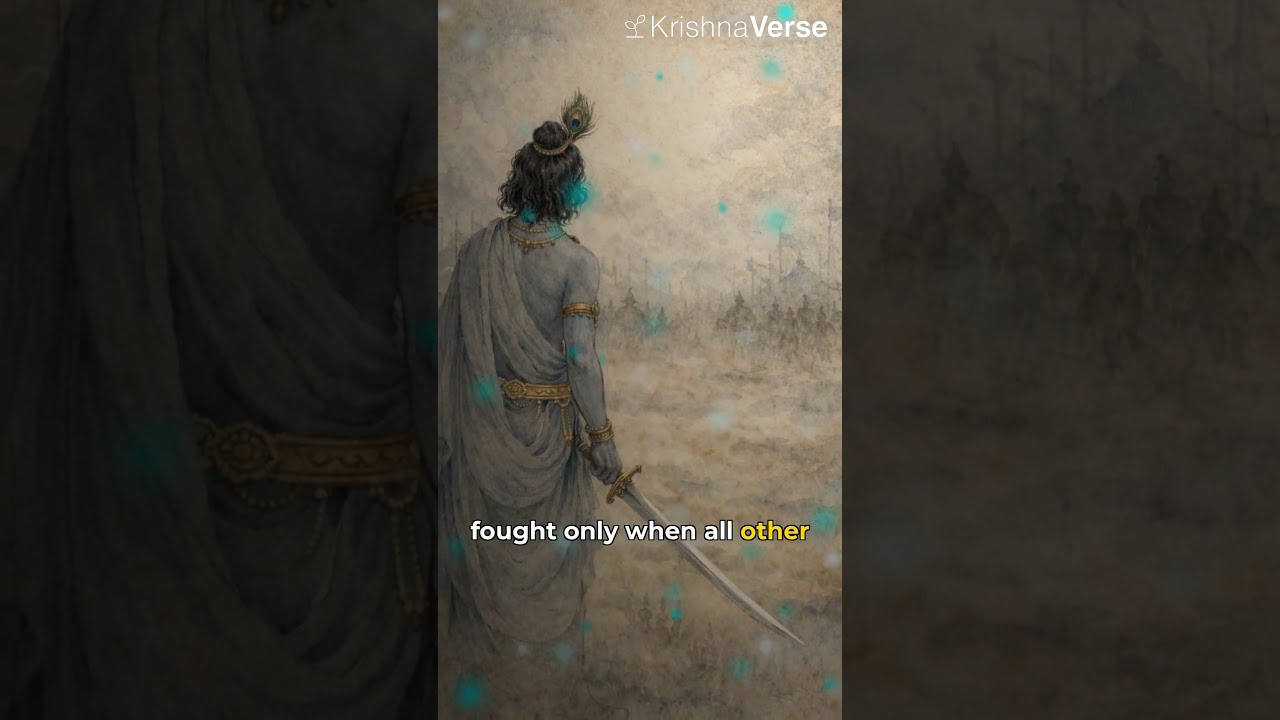 Krishnaverse | Personal — Inaction is Abandonment of Dharma #Shorts