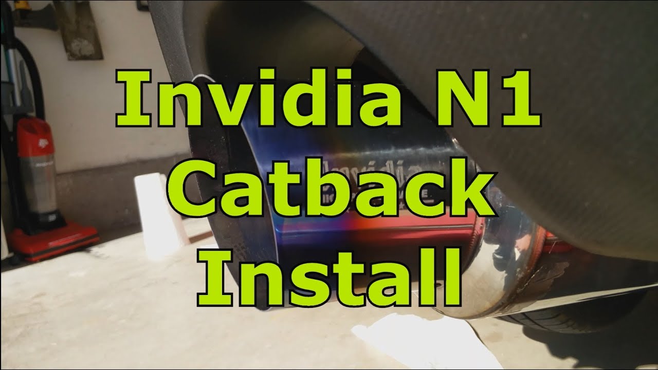 FRS Invidia N1 Catback Install YouTube