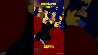 HOMERŮV BRATR PART 2#simpsons#shorts#recap #animated#viral #homer#car#bart#lisa#marge#brother#short